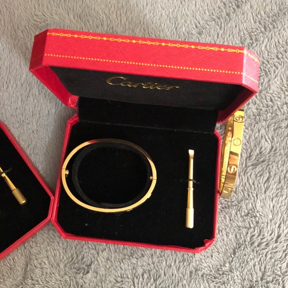 Cartier love bracelets (2) - Picture 3 of 8